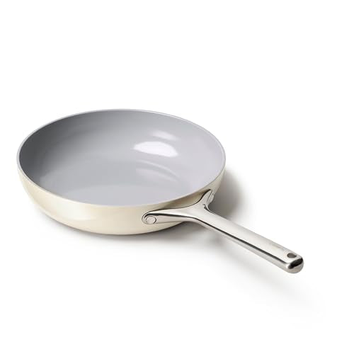 Non Stick Ceramic Frying Pan (Cream / 1-pc - 10.5 IN)