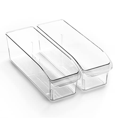 Plastic Storage Bins (2 Count)