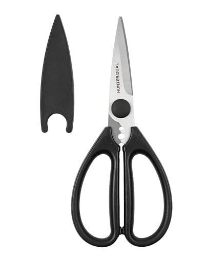 Kitchen Scissors for Food (Black / 8.26 Inch)