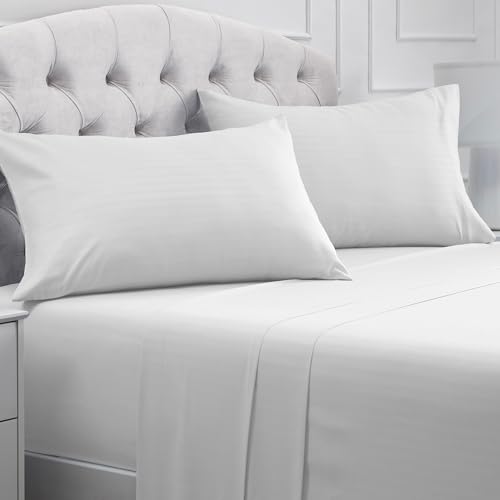 Iconic 4 Piece (2102 Striped – White / California King)