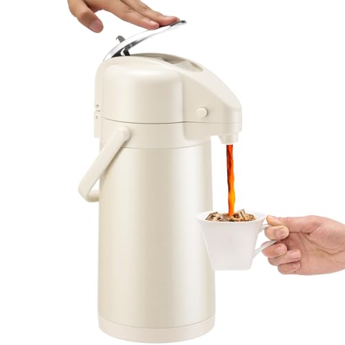 Coffee Dispenser with Pump (White)