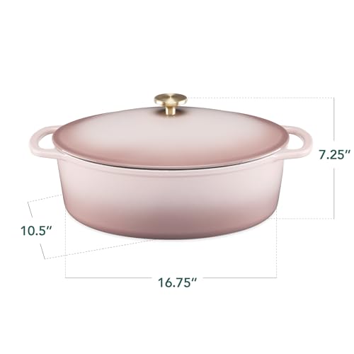 Oval 7.5 Quart Enamel Cast (Mushroom Beige / 7.5qt Oval)