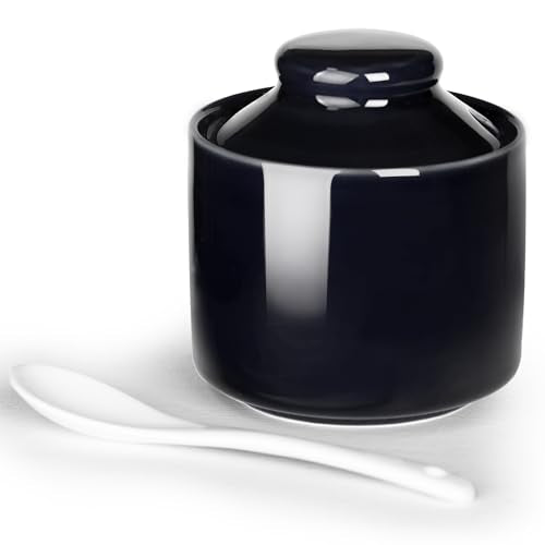 8 oz Sugar Bowl with Lid and Spoon