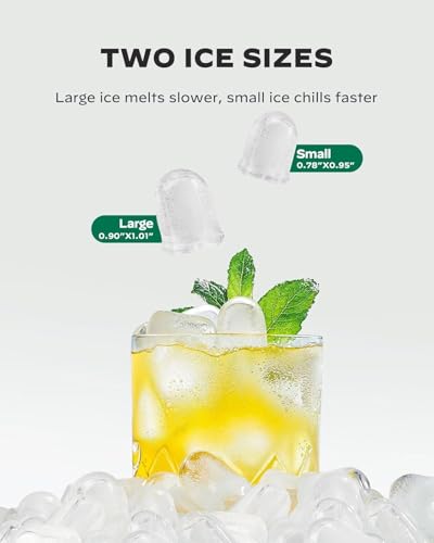 Countertop Ice Maker (Rock Black / 26lbs)
