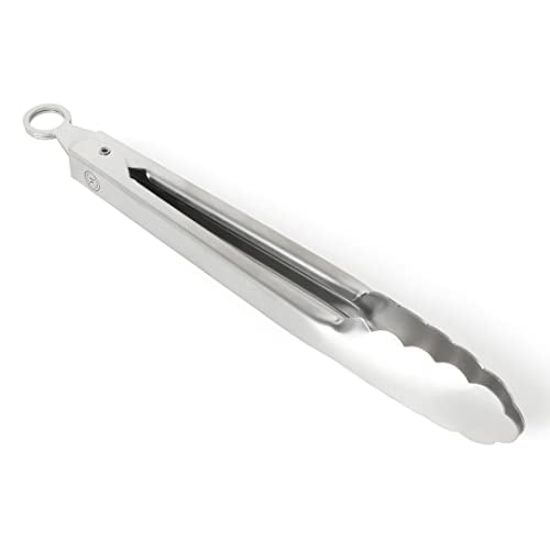 Richburn 9 Inch Stainless Steel Kitchen Tongs