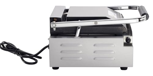 Commercial Electric Panini Sandwich Grill with Smooth Plates (Small w/ Smooth Plates)