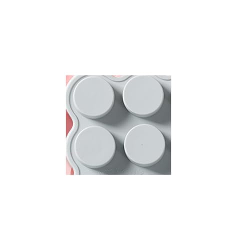 Uudimee Silicone Muffin Pan (9 Cups (Pink + Gray))