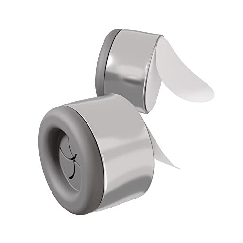 Set of 4 Premium Towel Holders for Bathroom (Gray)