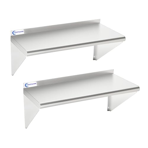 Stainless Steel Shelf 2 Pack 12"x24" (2 Piece Set / 12"x24")