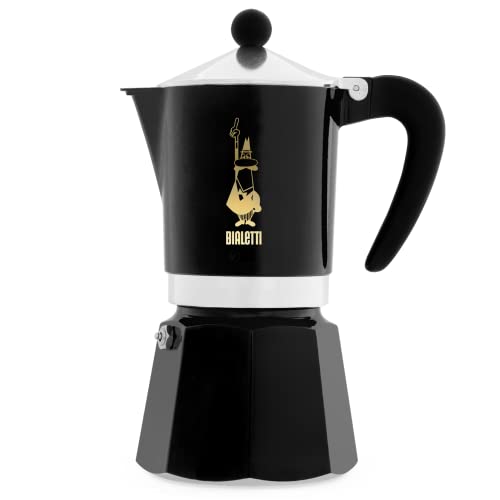 Limited Edition Caffe Mercanti Black Oro 6 Cups (6 Cups / Black Gold)
