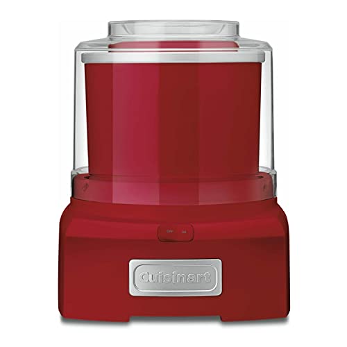 Ice Cream Maker Machine (Red / 1.5 Quart)