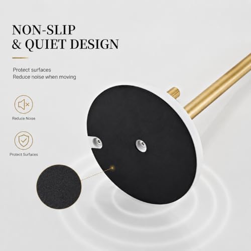 Brushed Gold Paper Towel Holder for Kitchen Countertop