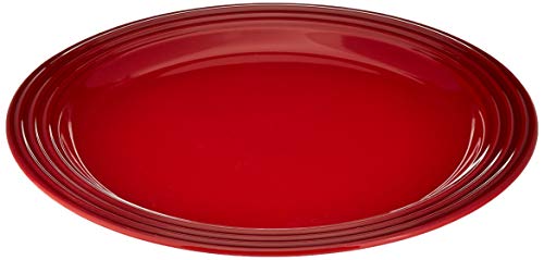 Stoneware Set of 4 Dinner Plates (Cerise)