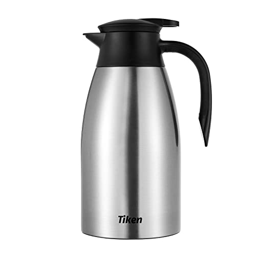 68 Oz Thermal Coffee Carafe (Silver / 68 Ounces)