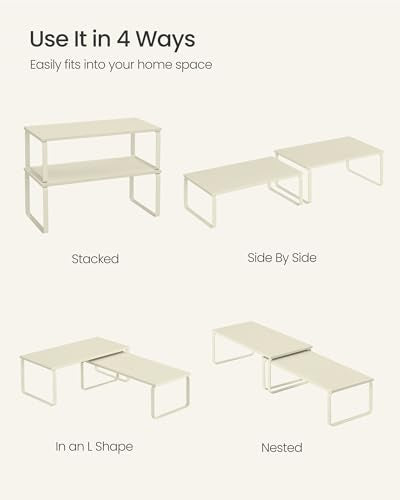 Cabinet Organizer Shelf (2 Count)