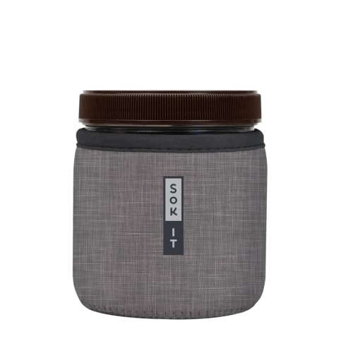 IceCreamSok Insulated Neoprene Cover (Anthracite / Fits Talenti 16oz Pints)