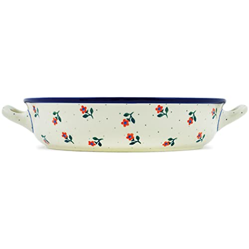 Round Baker with Handles 10 (Full Bloom)