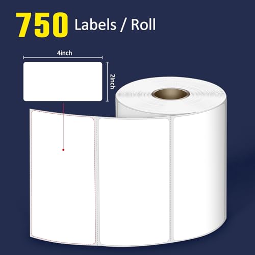 L Liked 4" x 2" Direct Thermal Labels (750 Count)