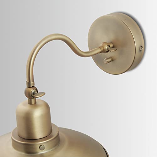 Capital Lighting 634811AD Dewitt Metal Portable Wall Sconce (Aged Brass)