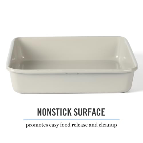 Gallen 9 Inch Square Nonstick Carbon Steel Cake Pan (Cool Gray / 9" Cake Pan)