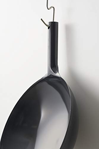 Made in Japan] Light 30% less Carbon Steel Wok 14 1