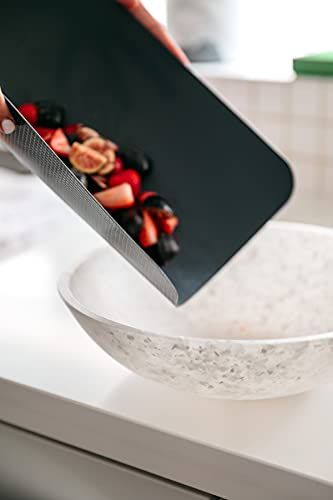 Heavy Duty Grippmat Flexible Cutting Board Set of Four (8 x 11 inches / Gray, Red, White and Green)