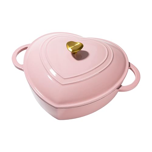 Enameled Cast Iron Braiser (Pink / 3.5-Quart)