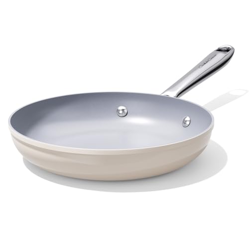 Premium Ceramic Frying Pan (10 inch / Cream)