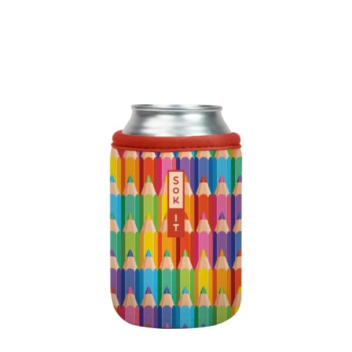CanSok Sleeve for Beer & Soda Insulated Neoprene Cover (Work of Art / 12oz Can Sleeve)