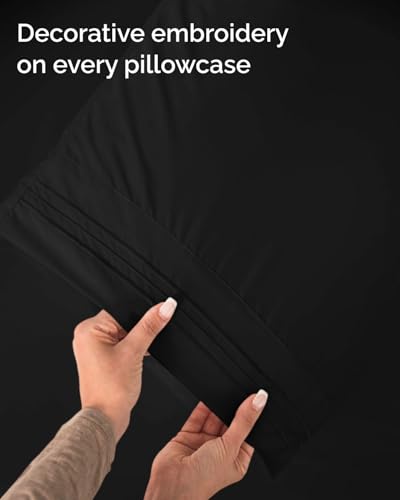 Twin Size 3 Piece Sheet Set (08 - Black / Twin)