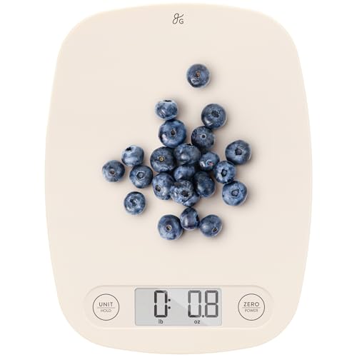 Food Scale Slim & Compact Build (Birch White)
