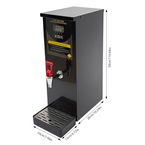 Step Heating Commercial Hot Water Dispenser (8.5 Quarts / Black)