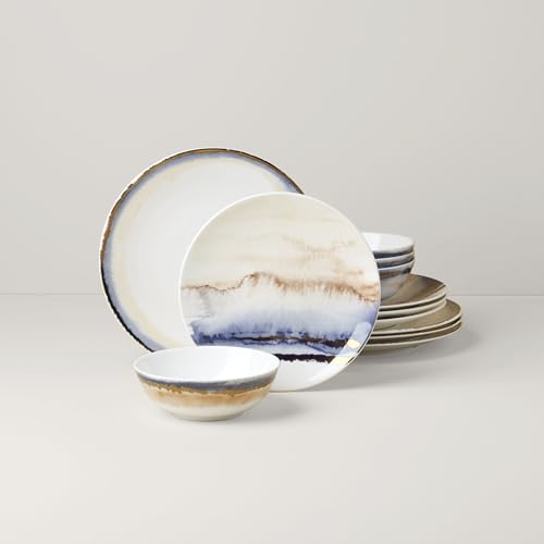 Summer Radiance Bone China 12 (12-Piece Dinnerware Set)