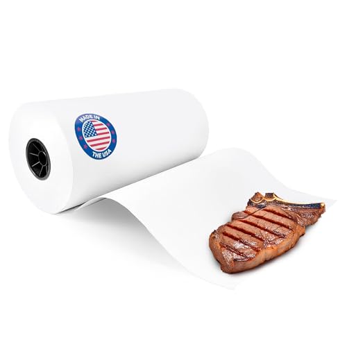 White Butcher Paper Roll 18" x 8640" (White / 18" X 720 Feet, 1 Roll)