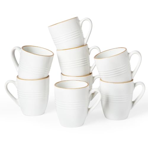 Jupiter Coffee Mugs Set of 8 (8pcs / Jupiter-White)