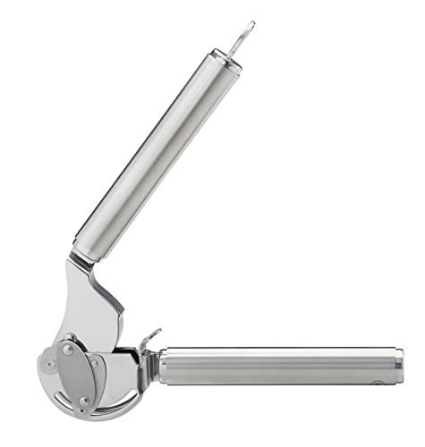 12895 Stainless Steel Garlic & Ginger Press with Scraper for Effortless Mincing with Easy Cleanup