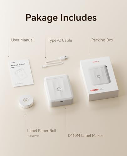 D110 Upgrade Mini Label Maker