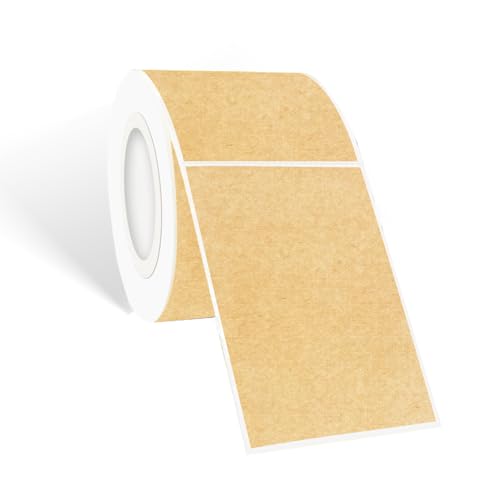 Kraft Paper Rectangle Removable Moving Labels (Kraft Paper / 2*3 inch)
