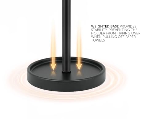 Countertop Paper Towel Holder (Black)
