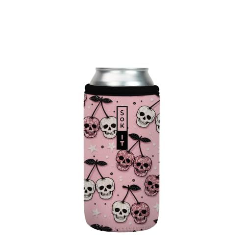 CanSok Sleeve for Beer & Soda Insulated Neoprene Cover (Bad Seed / 16oz Can Sleeve)