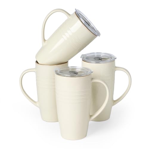Jupiter Large Coffee Mug (Jupiter-Vanilla White / 4pcs)
