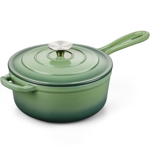 3QT Sauce Pan with Lid (Pistachio Green / 3 Quarts)
