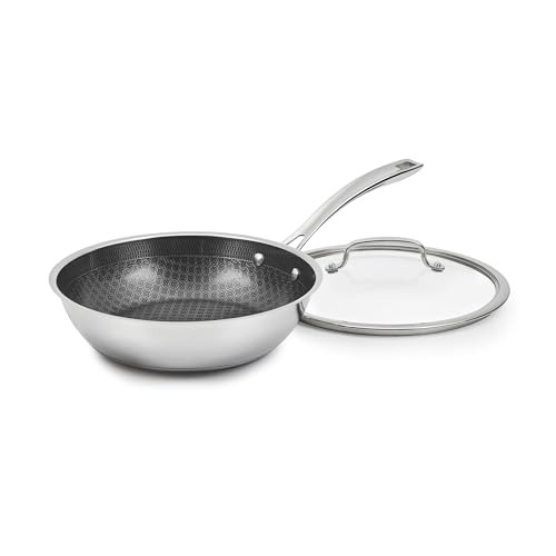 Deep Fry Pan PurelySear Hybrid Skillet 10.25 Inch (10.25-inch Deep Fry)