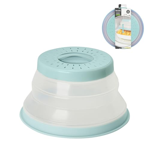 Microwave Plate Cover Small in Blue Haze Collapsible Vented Silicone Microwave Splatter Cover (Blue Haze / Small (8 inch))