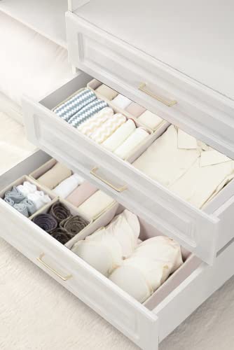 12 Pack Drawer Organizer Clothes (Pink / 12 Pack)