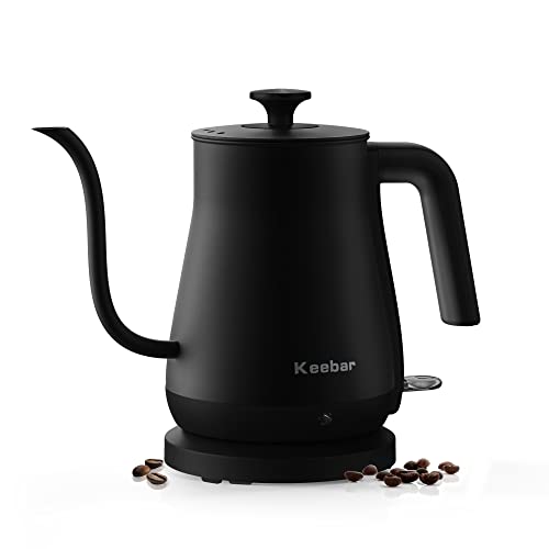 Electric Gooseneck Kettle (Black / 0.8 Quarts)