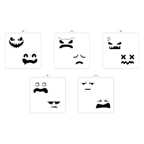 Halloween Ghost Face Cutter and Stencils Bundle (Halloween Ghost Faces)