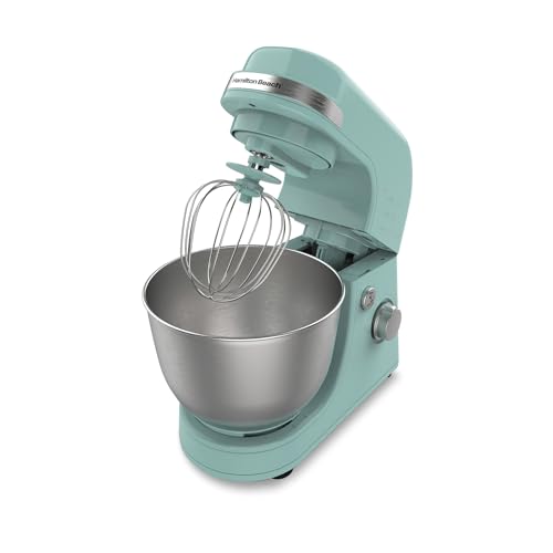 Electric Stand Mixer (Aqua Blue / 7 Speeds with Whisk & Splash Guard)