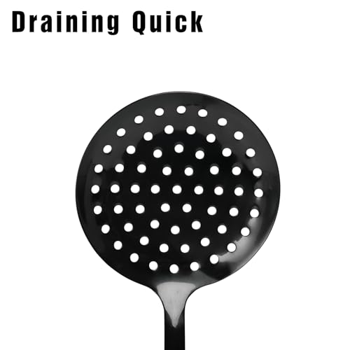 Black Stainless Steel Skimmer Spoon (Z-Black Skimmer)