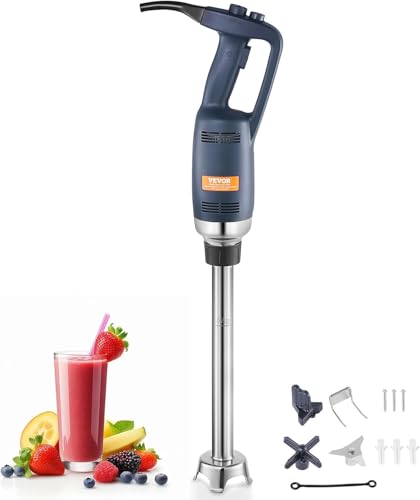 Commercial Immersion Blender Constant Speed Heavy Duty Immersion Blender 350W Commercial Hand Mixer 304 Stainless Steel Hand Blender Commercial with 19.7" Removable Shaft for Kitchen Mixing (350W / 350W 20inch)